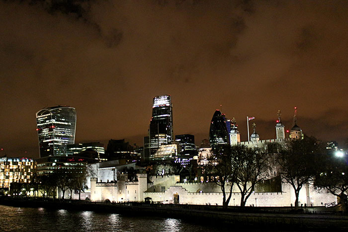 Londra di notte