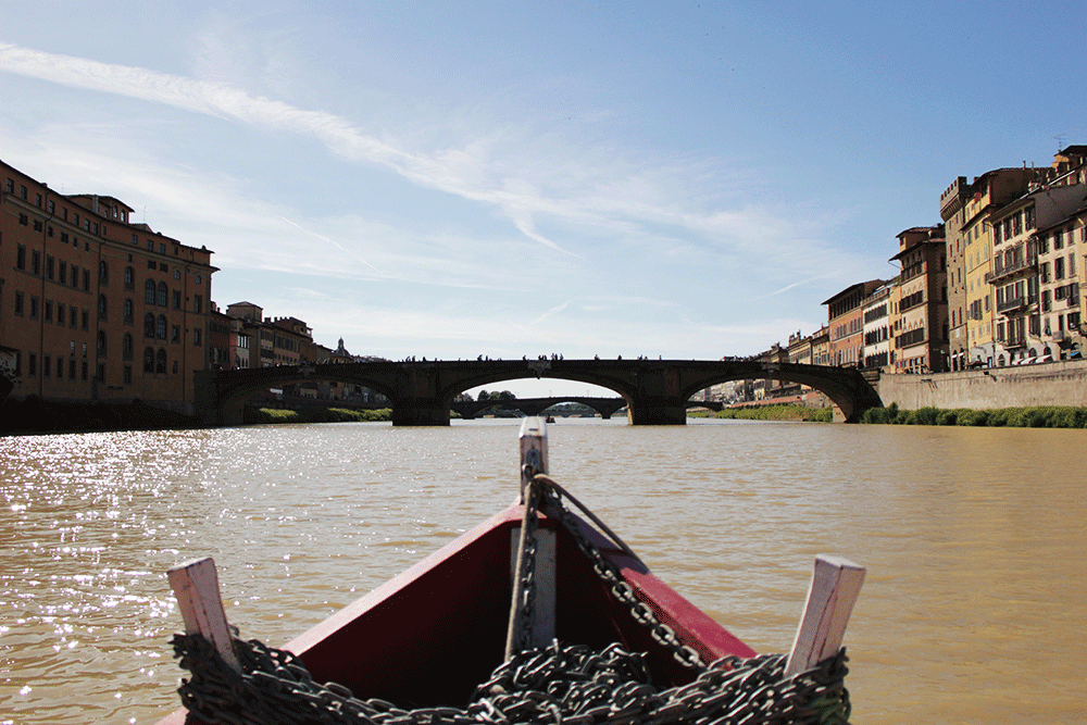 Firenze in barca