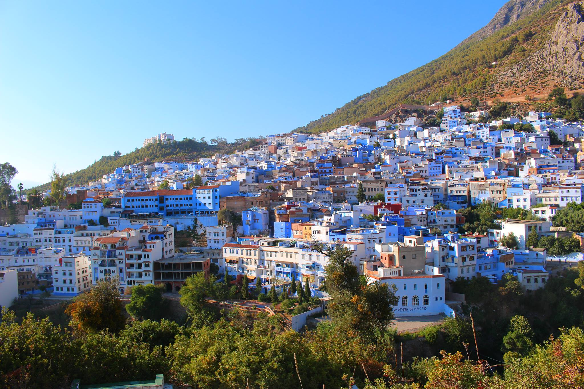 città blu Marocco