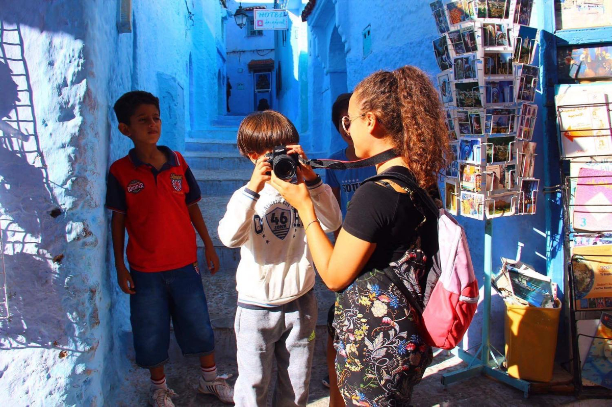 Marocco bambini Chefchoauen