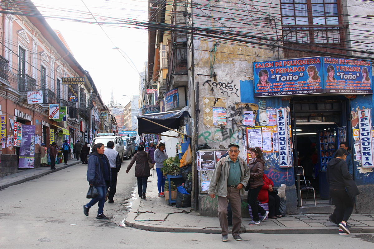strade di La Paz