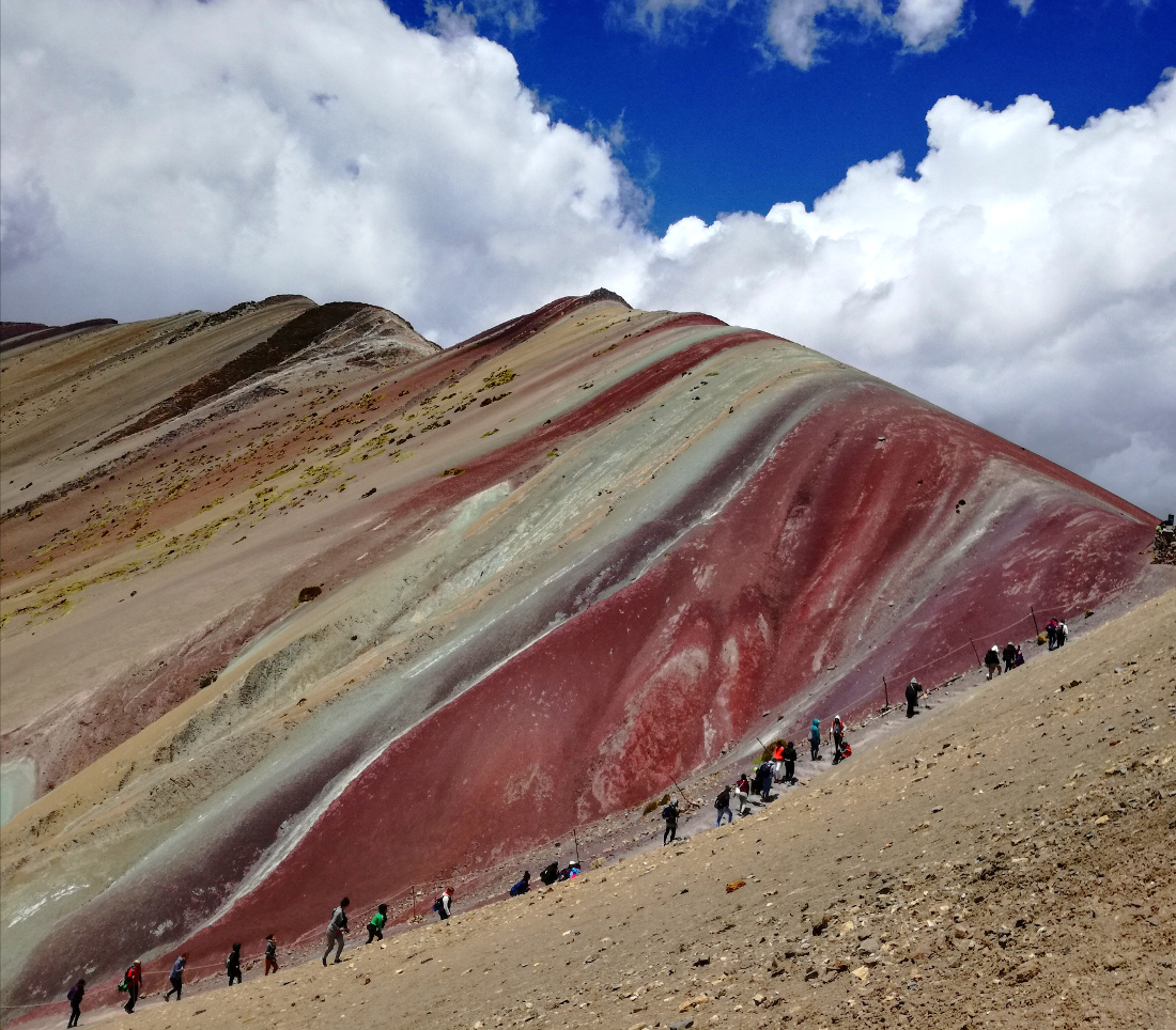 montagna arcobaleno perù: arrivare in cima
