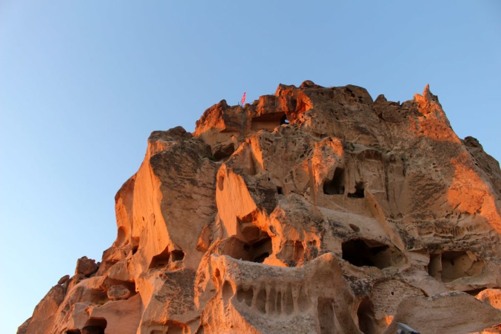 tramonto cappadocia uchisar