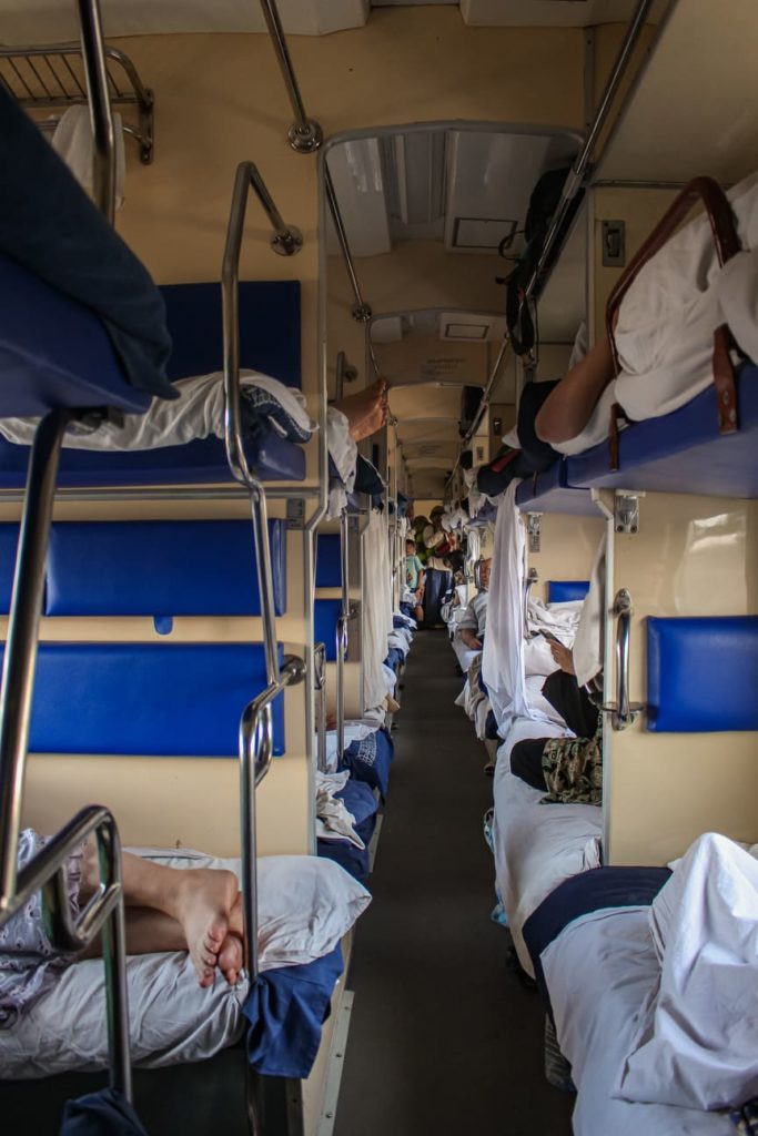 treno notturno uzbekistan